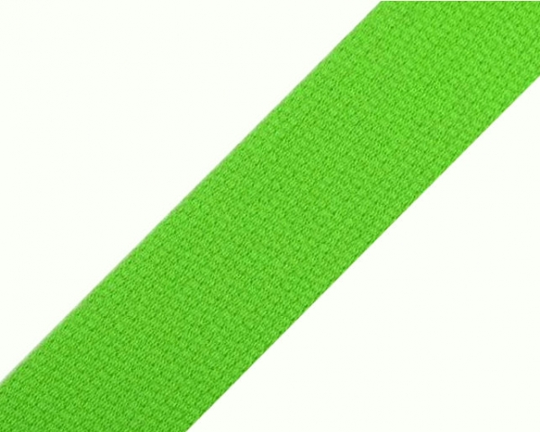 Gurtband - Baumwolle  - 30 mm - apfelgrün